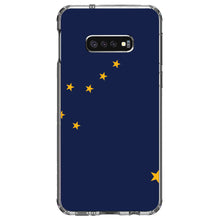 DistinctInk® Clear Shockproof Hybrid Case for Apple iPhone / Samsung Galaxy / Google Pixel - Alaska State Flag