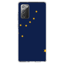 DistinctInk® Clear Shockproof Hybrid Case for Apple iPhone / Samsung Galaxy / Google Pixel - Alaska State Flag