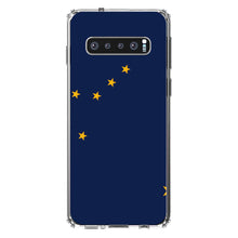 DistinctInk® Clear Shockproof Hybrid Case for Apple iPhone / Samsung Galaxy / Google Pixel - Alaska State Flag
