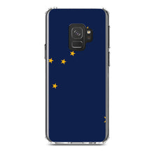 DistinctInk® Clear Shockproof Hybrid Case for Apple iPhone / Samsung Galaxy / Google Pixel - Alaska State Flag