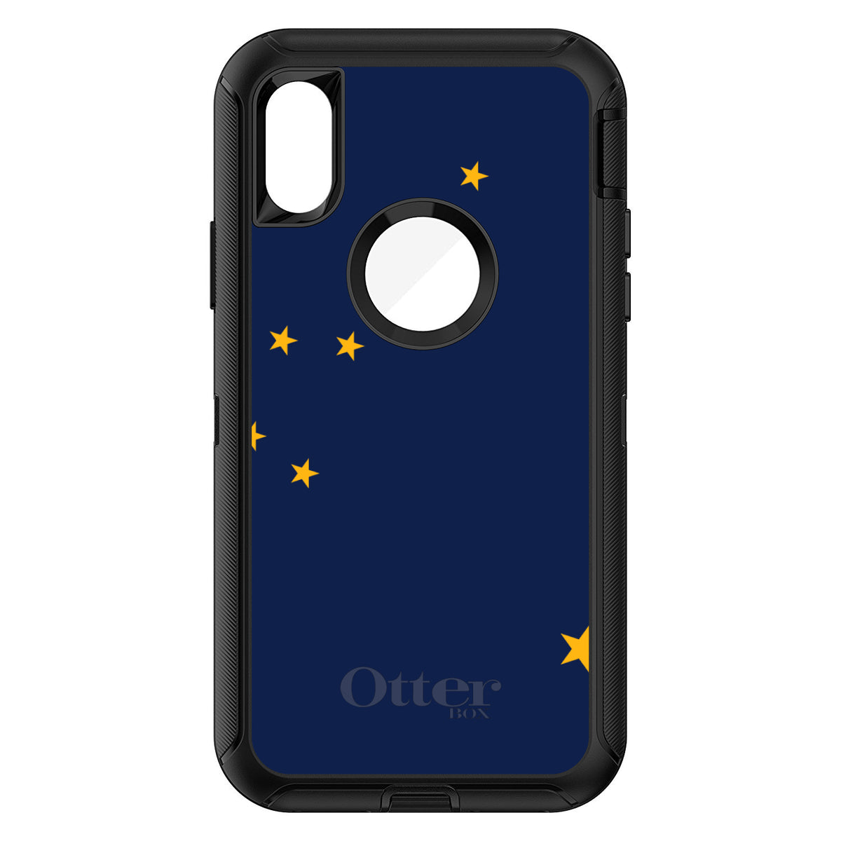 Alaska State Flag OtterBox Defender Case for iPhone & Galaxy, view 3