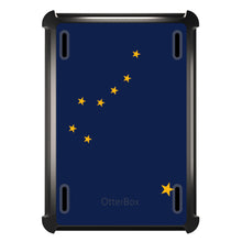 DistinctInk™ OtterBox Defender Series Case for Apple iPad / iPad Pro / iPad Air / iPad Mini - Alaska State Flag