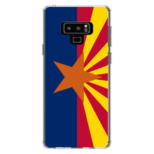DistinctInk® Clear Shockproof Hybrid Case for Apple iPhone / Samsung Galaxy / Google Pixel - Arizona State Flag