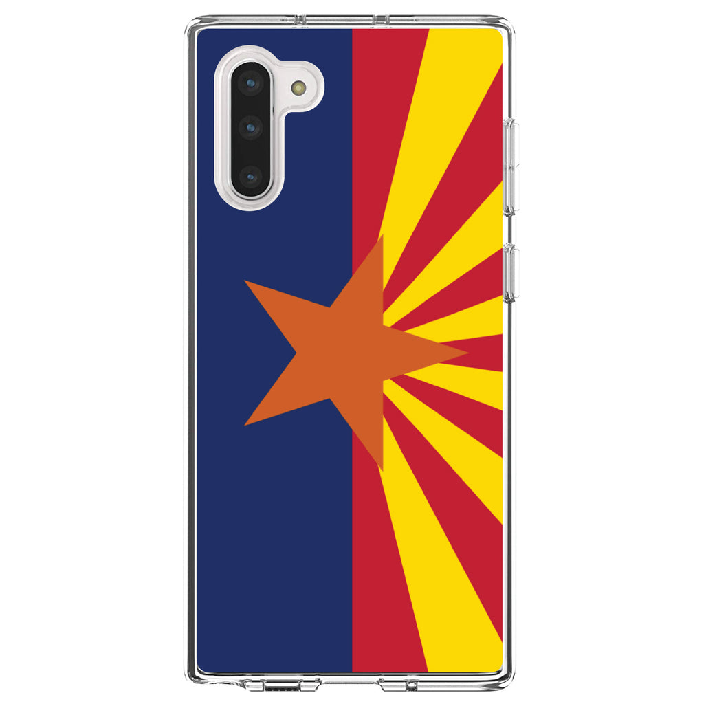 Arizona State Flag Clear Shockproof iPhone Case, view 9
