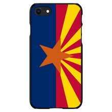 DistinctInk® Hard Plastic Snap-On Case for Apple iPhone or Samsung Galaxy - Arizona State Flag