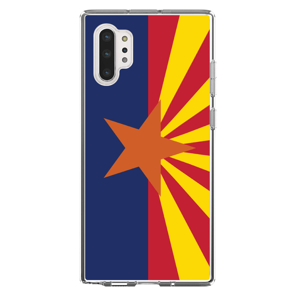 Arizona State Flag Clear Shockproof iPhone Case, view 10