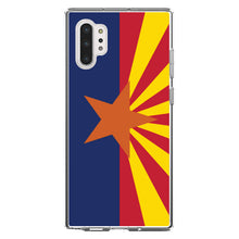 DistinctInk® Clear Shockproof Hybrid Case for Apple iPhone / Samsung Galaxy / Google Pixel - Arizona State Flag