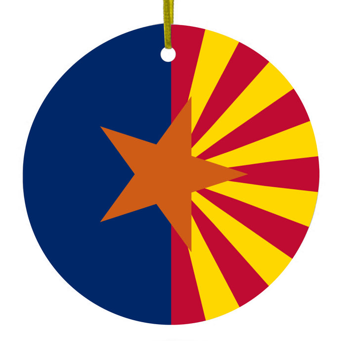 Arizona State Flag Ceramic Ornament