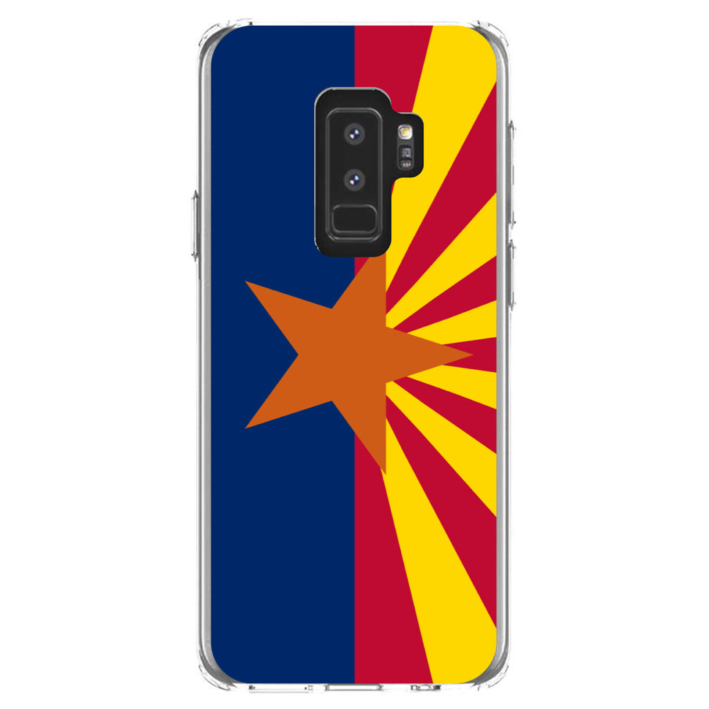 Arizona State Flag Clear Shockproof iPhone Case, view 20
