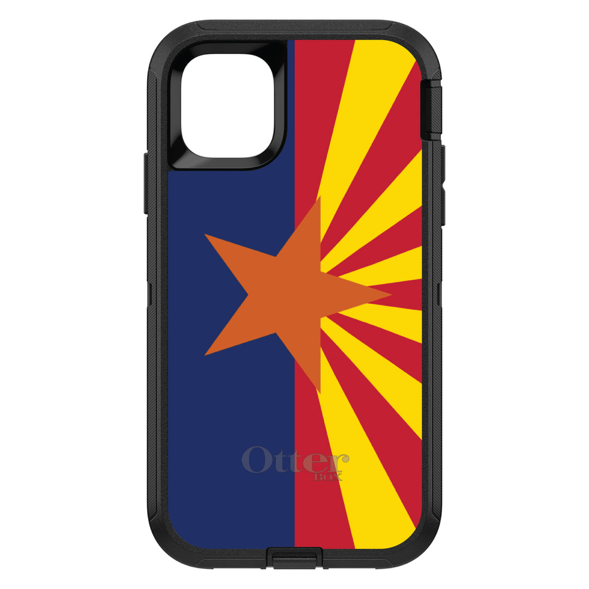 Arizona State Flag OtterBox Defender Case for iPhone & Galaxy, view 2