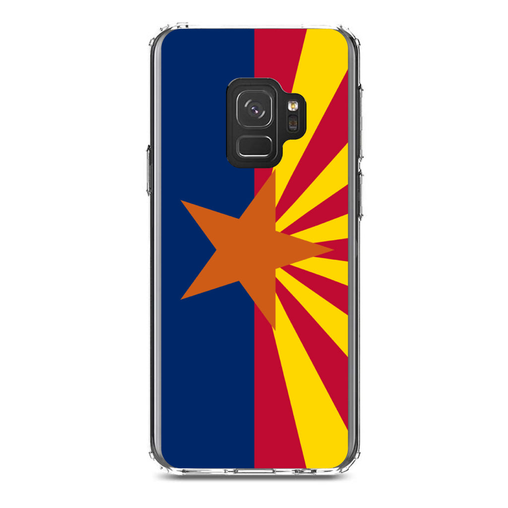 Arizona State Flag Clear Shockproof iPhone Case, view 19