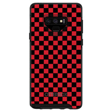 DistinctInk™ OtterBox Symmetry Series Case for Apple iPhone / Samsung Galaxy / Google Pixel - Red Black Checkered Flag Geometric