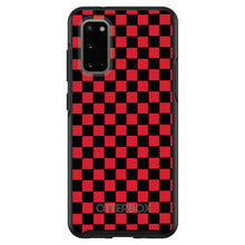 DistinctInk™ OtterBox Symmetry Series Case for Apple iPhone / Samsung Galaxy / Google Pixel - Red Black Checkered Flag Geometric