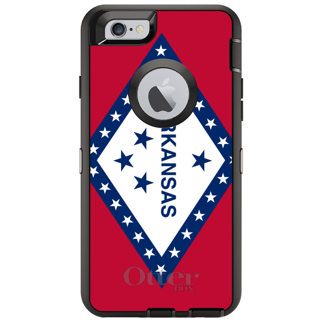 Arkansas State Flag OtterBox Defender Case for iPhone & Galaxy, view 4