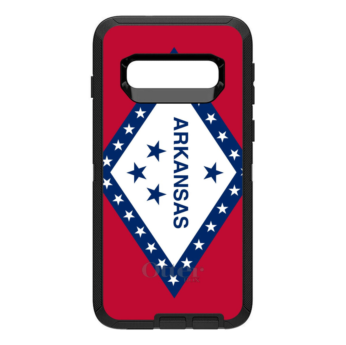 Arkansas State Flag OtterBox Defender Case for iPhone & Galaxy, view 9