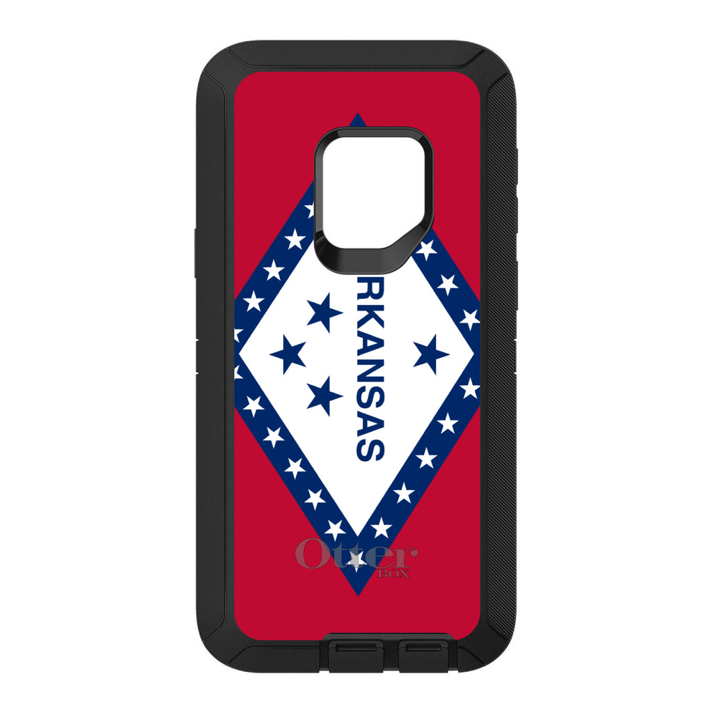 Arkansas State Flag OtterBox Defender Case for iPhone & Galaxy, view 11