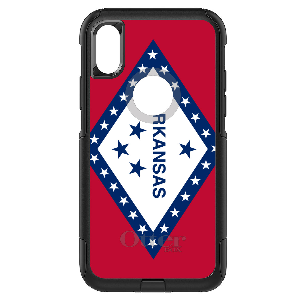 Arkansas State Flag OtterBox Commuter Case for iPhone & Galaxy, view 3