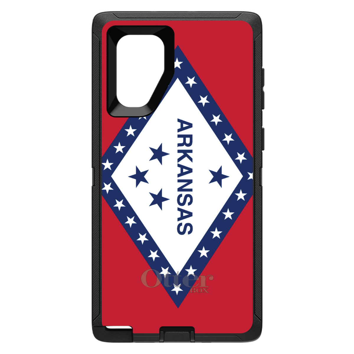 Arkansas State Flag OtterBox Defender Case for iPhone & Galaxy, view 14