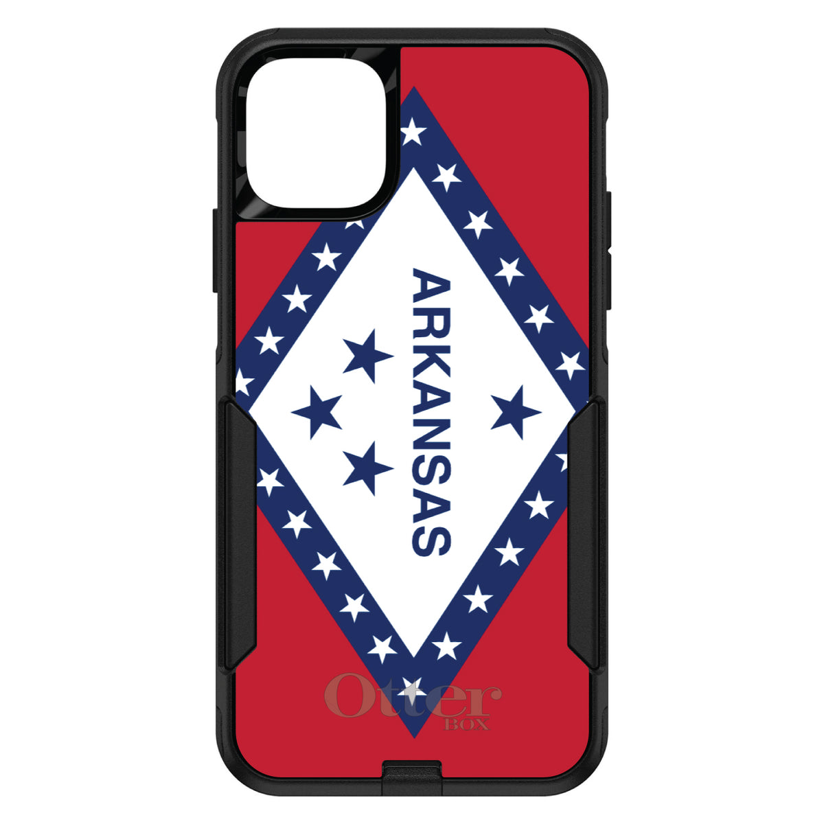 Arkansas State Flag OtterBox Commuter Case for iPhone & Galaxy, view 2