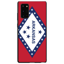 DistinctInk® Hard Plastic Snap-On Case for Apple iPhone or Samsung Galaxy - Arkansas State Flag