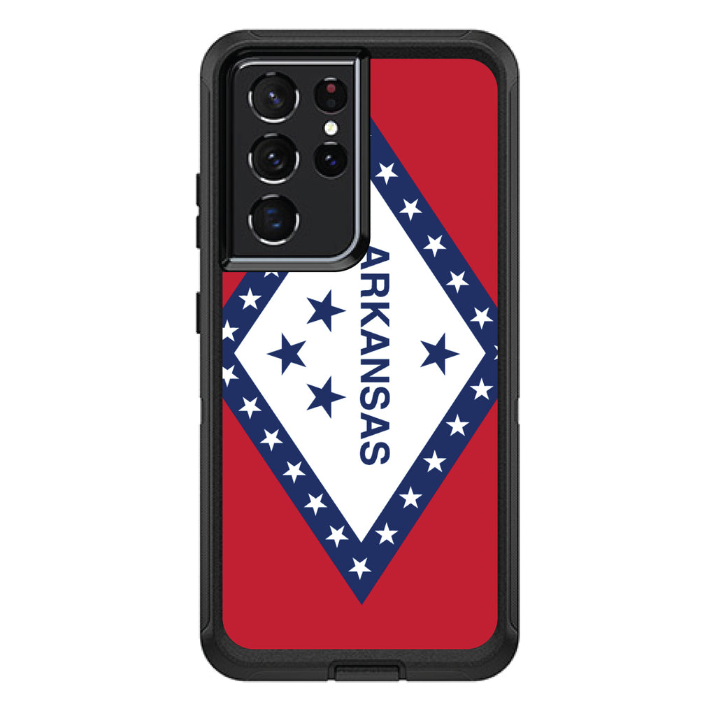 Arkansas State Flag OtterBox Defender Case for iPhone & Galaxy, view 7