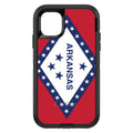 Arkansas State Flag OtterBox Defender Case for iPhone & Galaxy, view 2