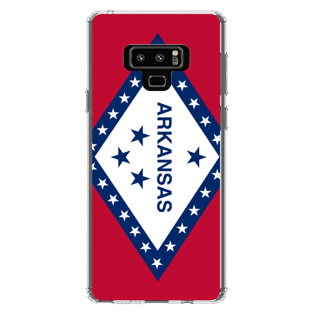 Arkansas State Flag Clear Shockproof iPhone Case, view 11