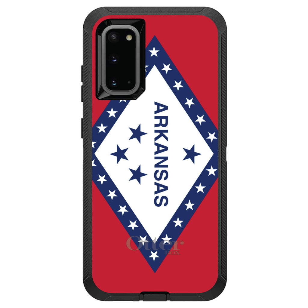 Arkansas State Flag OtterBox Defender Case for iPhone & Galaxy, view 8
