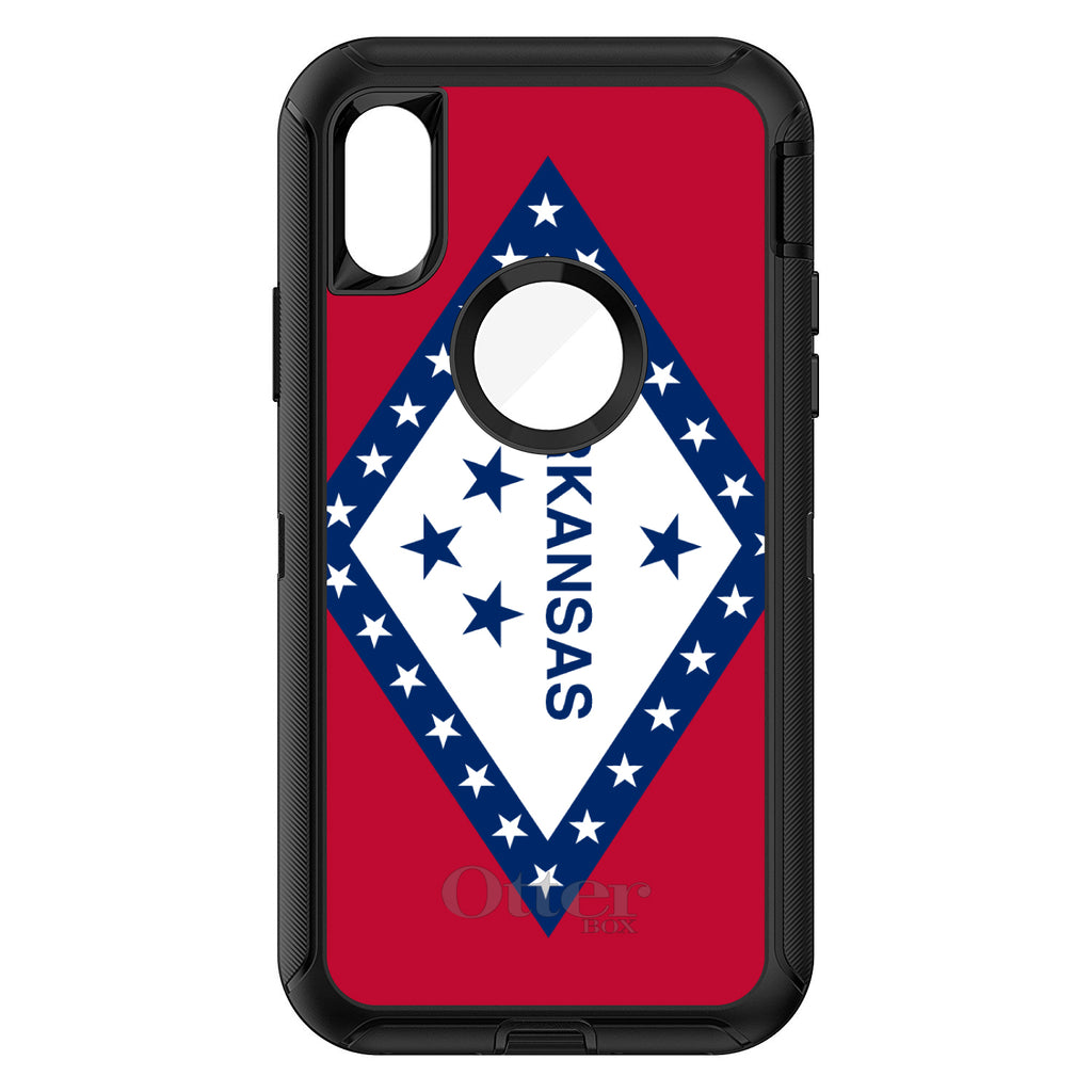 Arkansas State Flag OtterBox Defender Case for iPhone & Galaxy, view 3