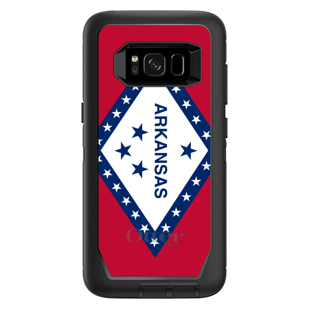 Arkansas State Flag OtterBox Defender Case for iPhone & Galaxy, view 12