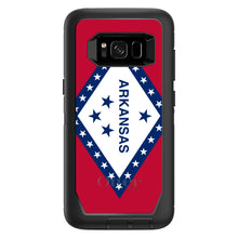 DistinctInk™ OtterBox Defender Series Case for Apple iPhone / Samsung Galaxy / Google Pixel - Arkansas State Flag