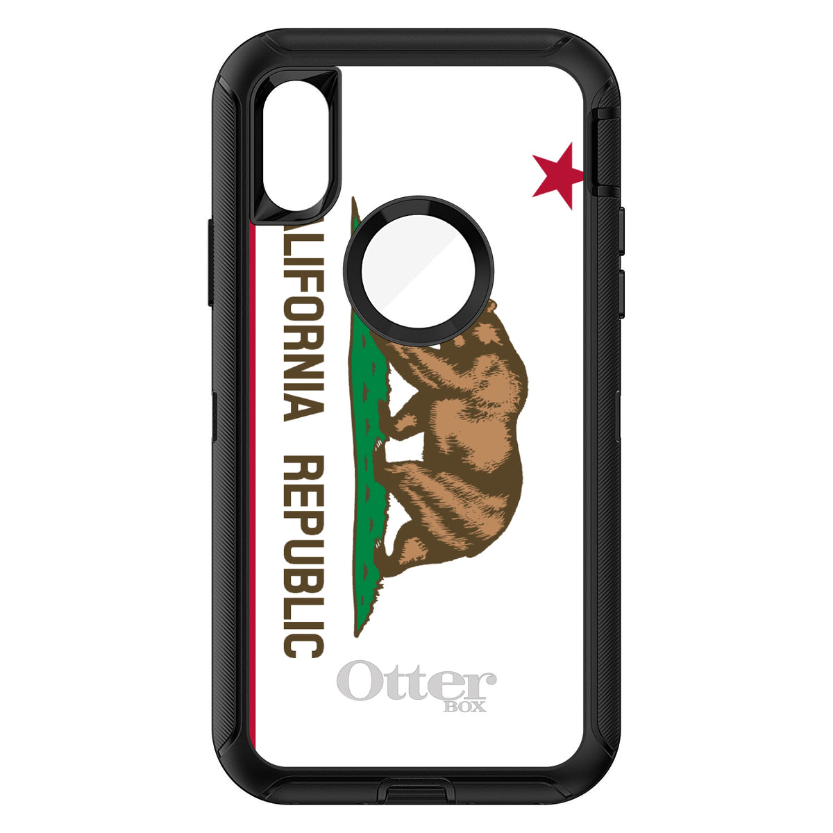 California State Flag OtterBox Defender Case for iPhone & Galaxy, view 3