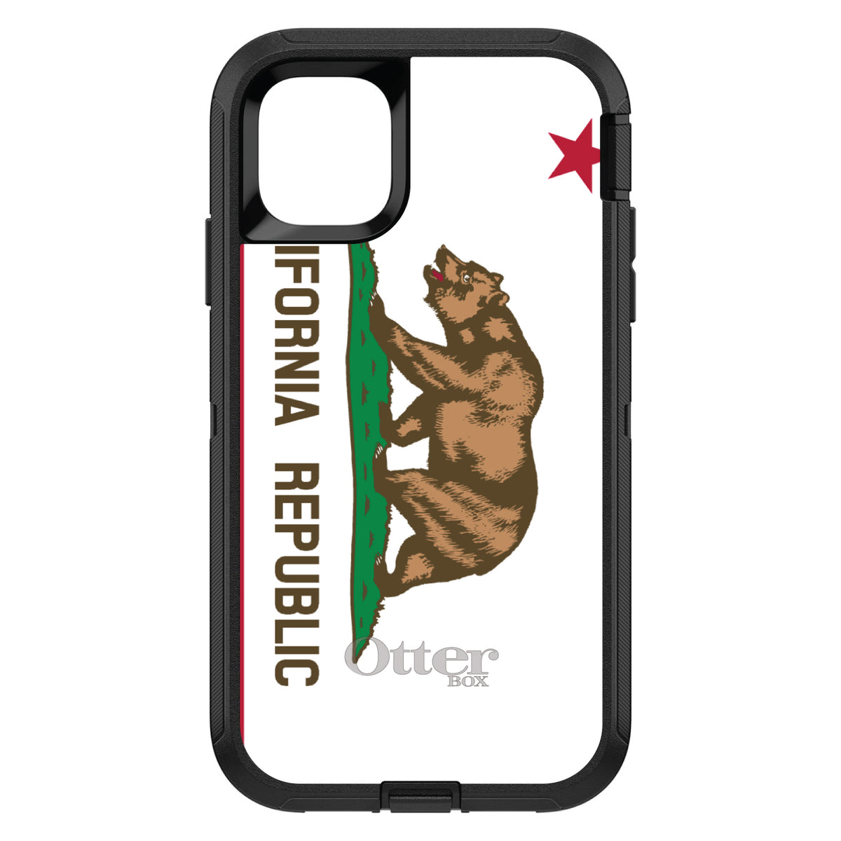 California State Flag OtterBox Defender Case for iPhone & Galaxy, view 2