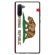 DistinctInk® Hard Plastic Snap-On Case for Apple iPhone or Samsung Galaxy - California State Flag