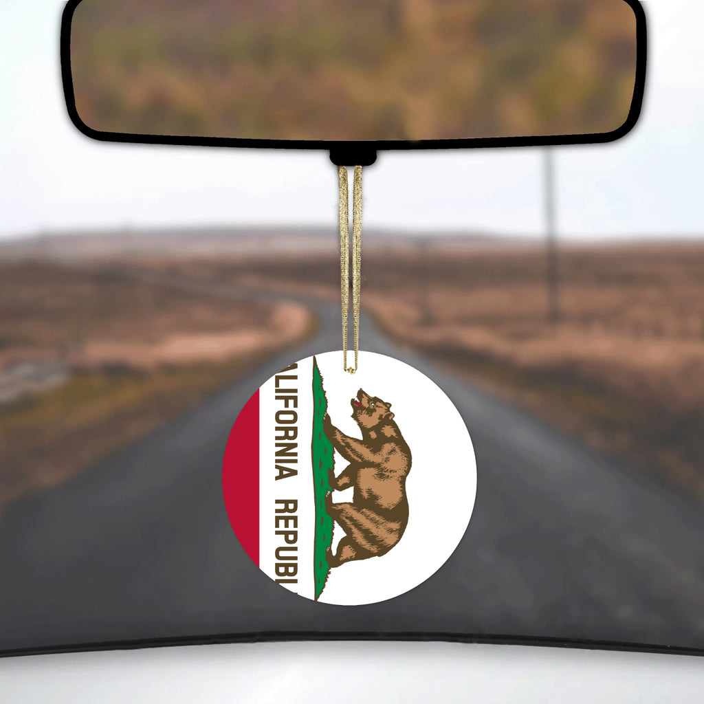 California State Flag Ceramic Ornament, view 3