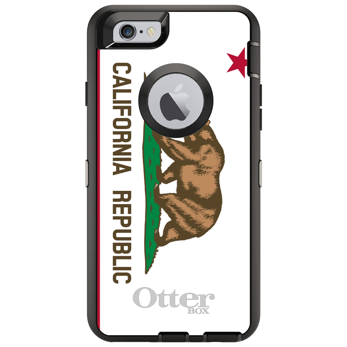 California State Flag OtterBox Defender Case for iPhone & Galaxy, view 4