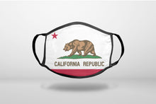 California State Flag - 3-Ply Reusable Soft Face Mask Covering, Unisex, Cotton Inner Layer
