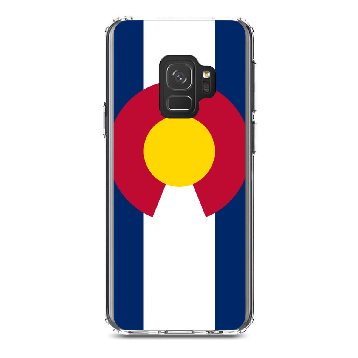 Colorado State Flag Clear Shockproof iPhone Case, view 19