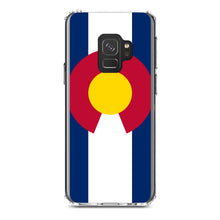 DistinctInk® Clear Shockproof Hybrid Case for Apple iPhone / Samsung Galaxy / Google Pixel - Colorado State Flag