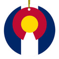 Colorado State Flag Ceramic Ornament