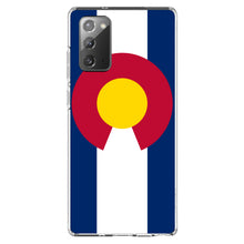 DistinctInk® Clear Shockproof Hybrid Case for Apple iPhone / Samsung Galaxy / Google Pixel - Colorado State Flag