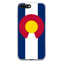 DistinctInk® Clear Shockproof Hybrid Case for Apple iPhone / Samsung Galaxy / Google Pixel - Colorado State Flag