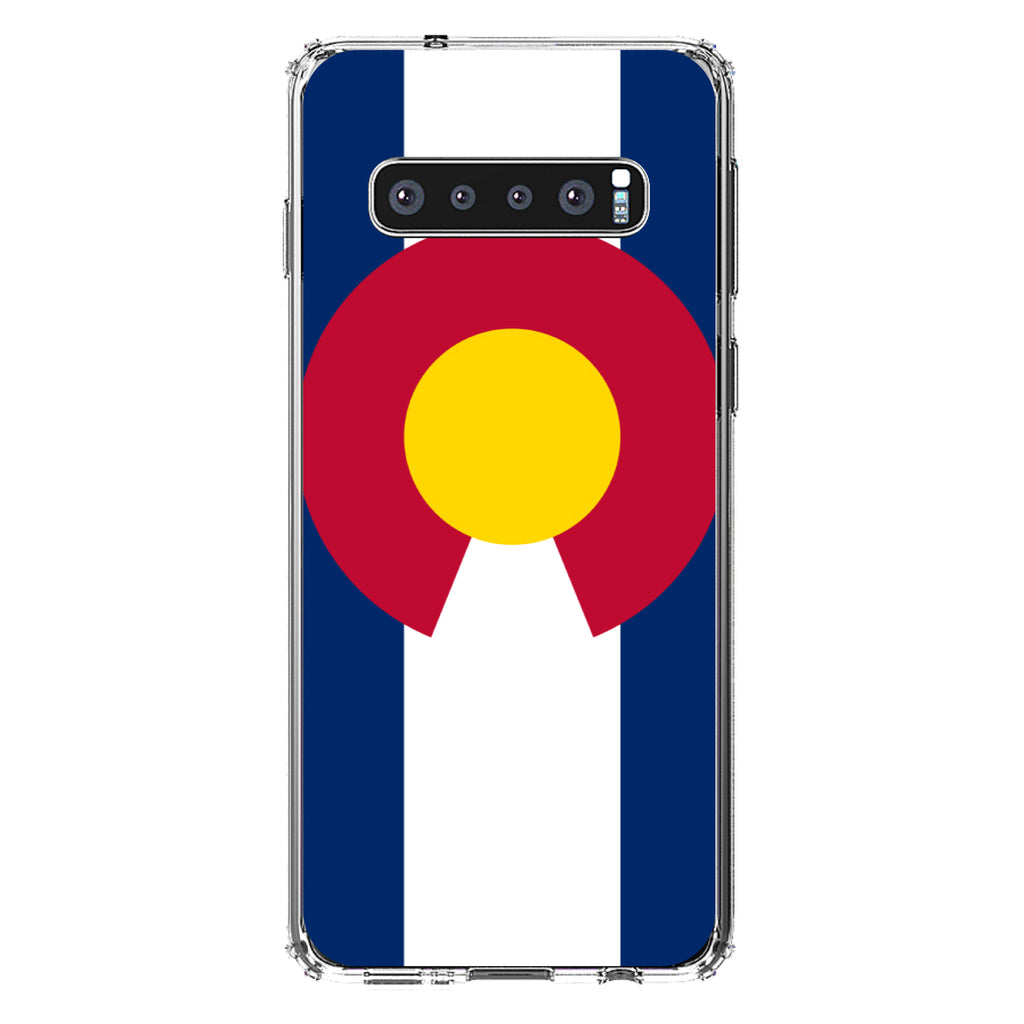 Colorado State Flag Clear Shockproof iPhone Case, view 16