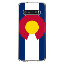 DistinctInk® Clear Shockproof Hybrid Case for Apple iPhone / Samsung Galaxy / Google Pixel - Colorado State Flag