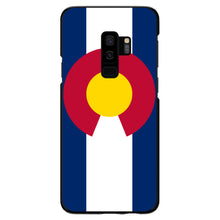 DistinctInk® Hard Plastic Snap-On Case for Apple iPhone or Samsung Galaxy - Colorado State Flag