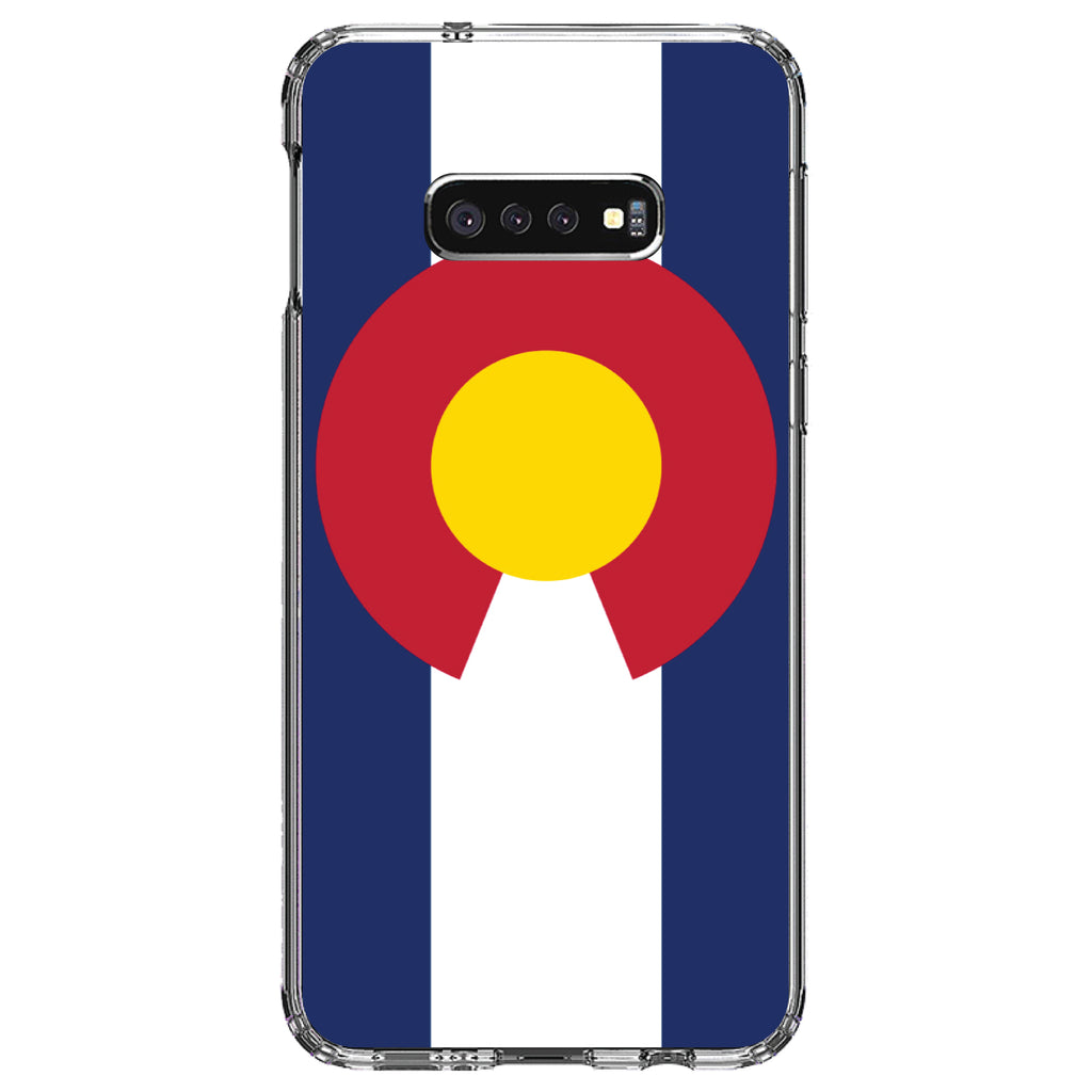 Colorado State Flag Clear Shockproof iPhone Case, view 18