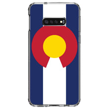 DistinctInk® Clear Shockproof Hybrid Case for Apple iPhone / Samsung Galaxy / Google Pixel - Colorado State Flag