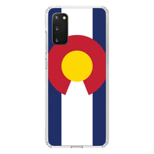 DistinctInk® Clear Shockproof Hybrid Case for Apple iPhone / Samsung Galaxy / Google Pixel - Colorado State Flag