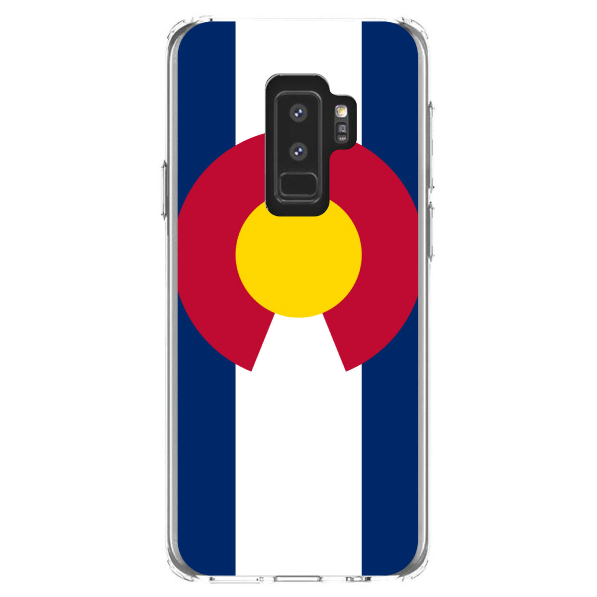 Colorado State Flag Clear Shockproof iPhone Case, view 20