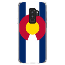 DistinctInk® Clear Shockproof Hybrid Case for Apple iPhone / Samsung Galaxy / Google Pixel - Colorado State Flag